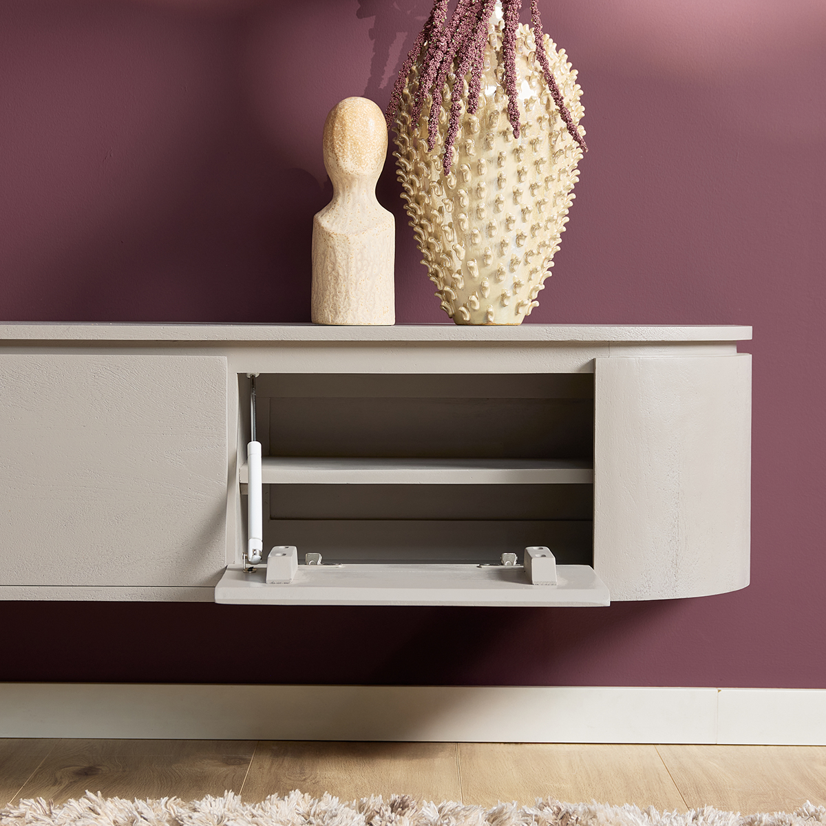 Tv meubel Houdini Taupe 280 cm