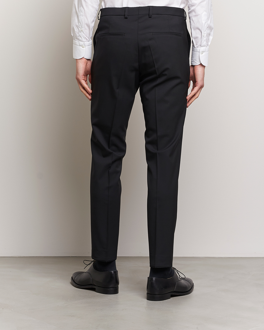 Oscar Jacobson Denz Wool Trousers Black