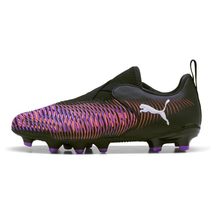 PUMA FUTURE 8 Match Laceless FG/AG - Noir/Violet - Enfant