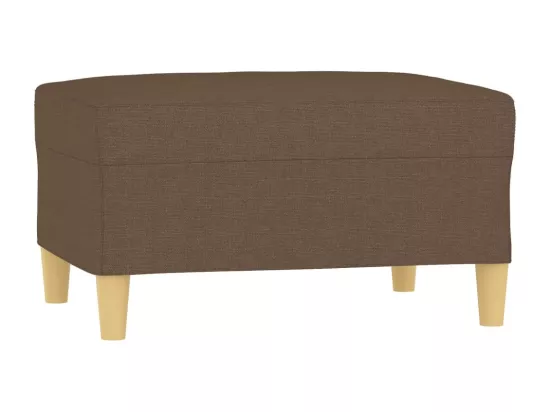 Repose-pied Marron 70x55x41 cm Tissu