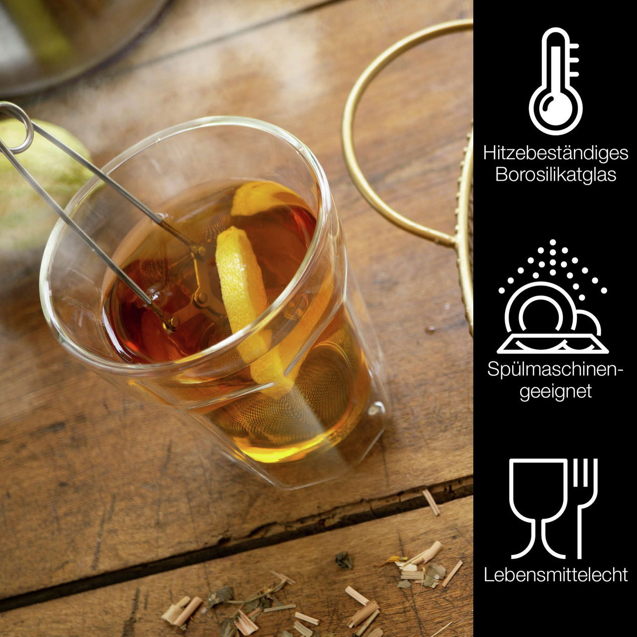 Moritz & Moritz Barista Kelch Glas Set 4 tlg.