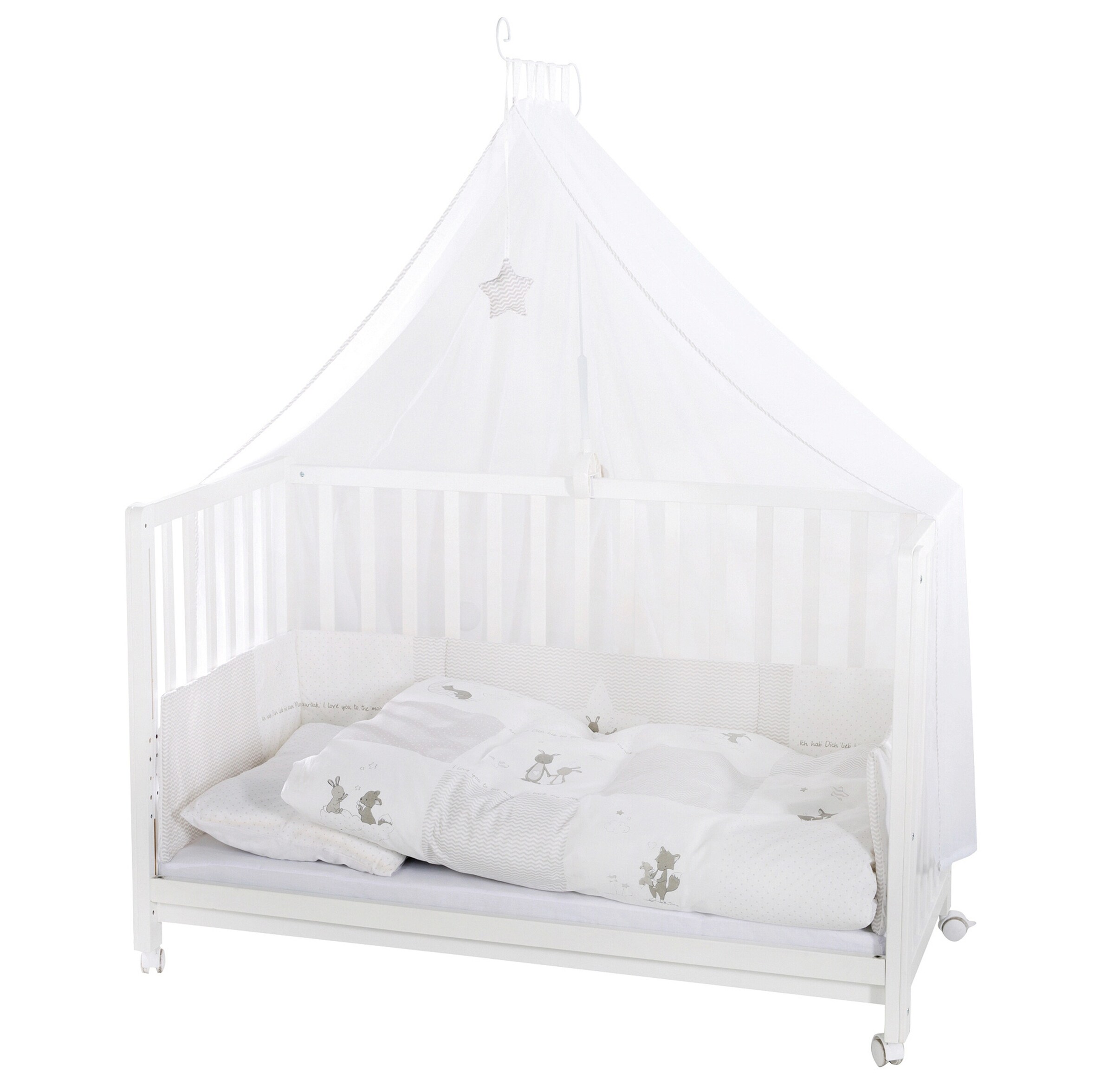 roba Room Bed, 60x120 cm Fox & Bunny