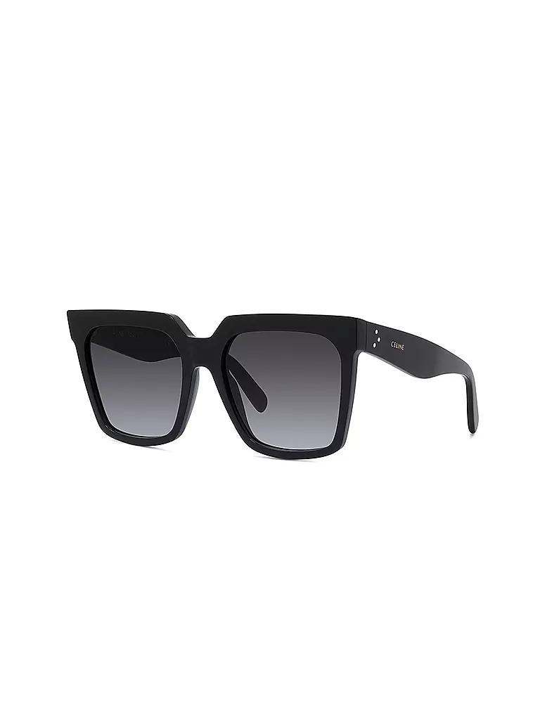 CELINE CELINE 3 Dots schwarze eckige Sonnenbrille schwarz