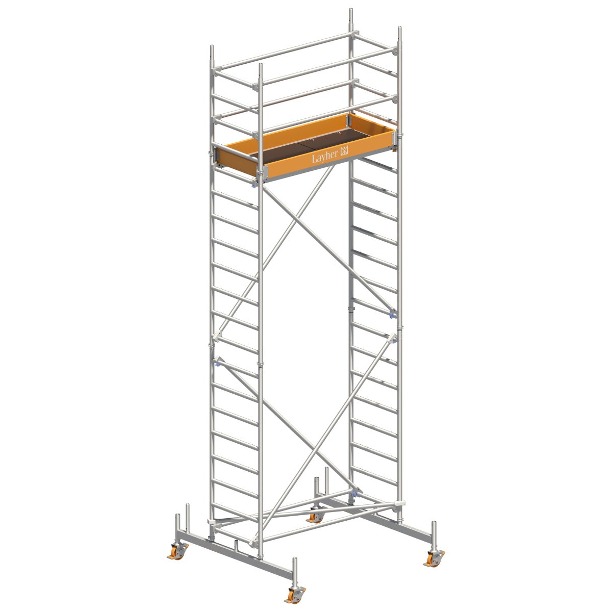 Layher Uni Leicht standaard rolsteiger 6,26m AH