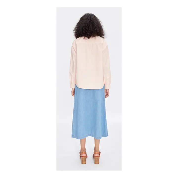 A.P.C. Jupe Deauville Coton Bio | Bleu Clair