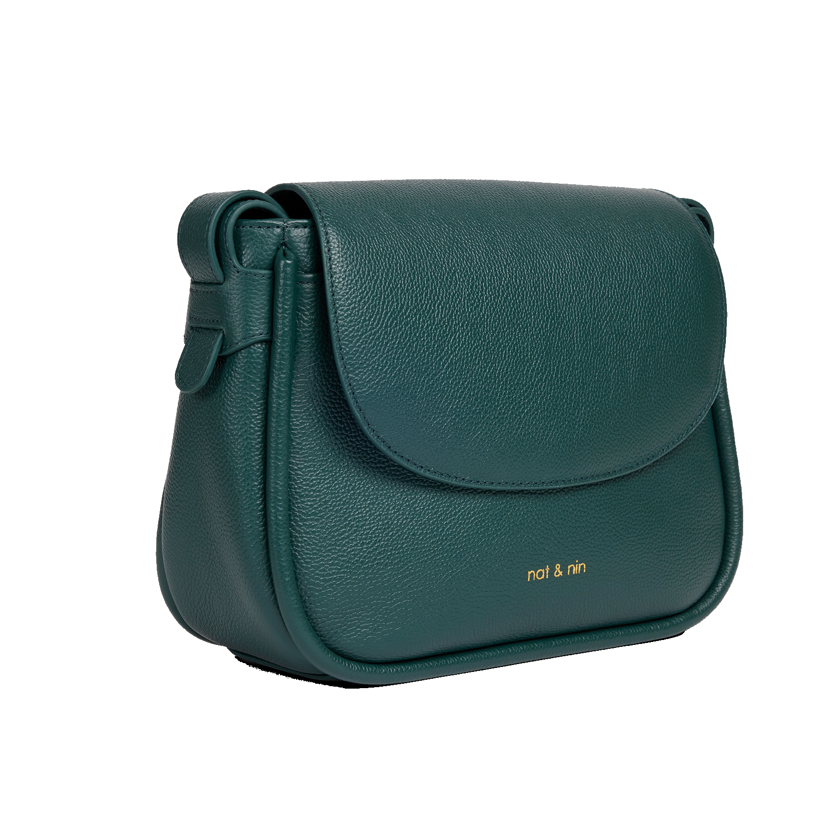 EMIKO - Sac besace en cuir| Vert