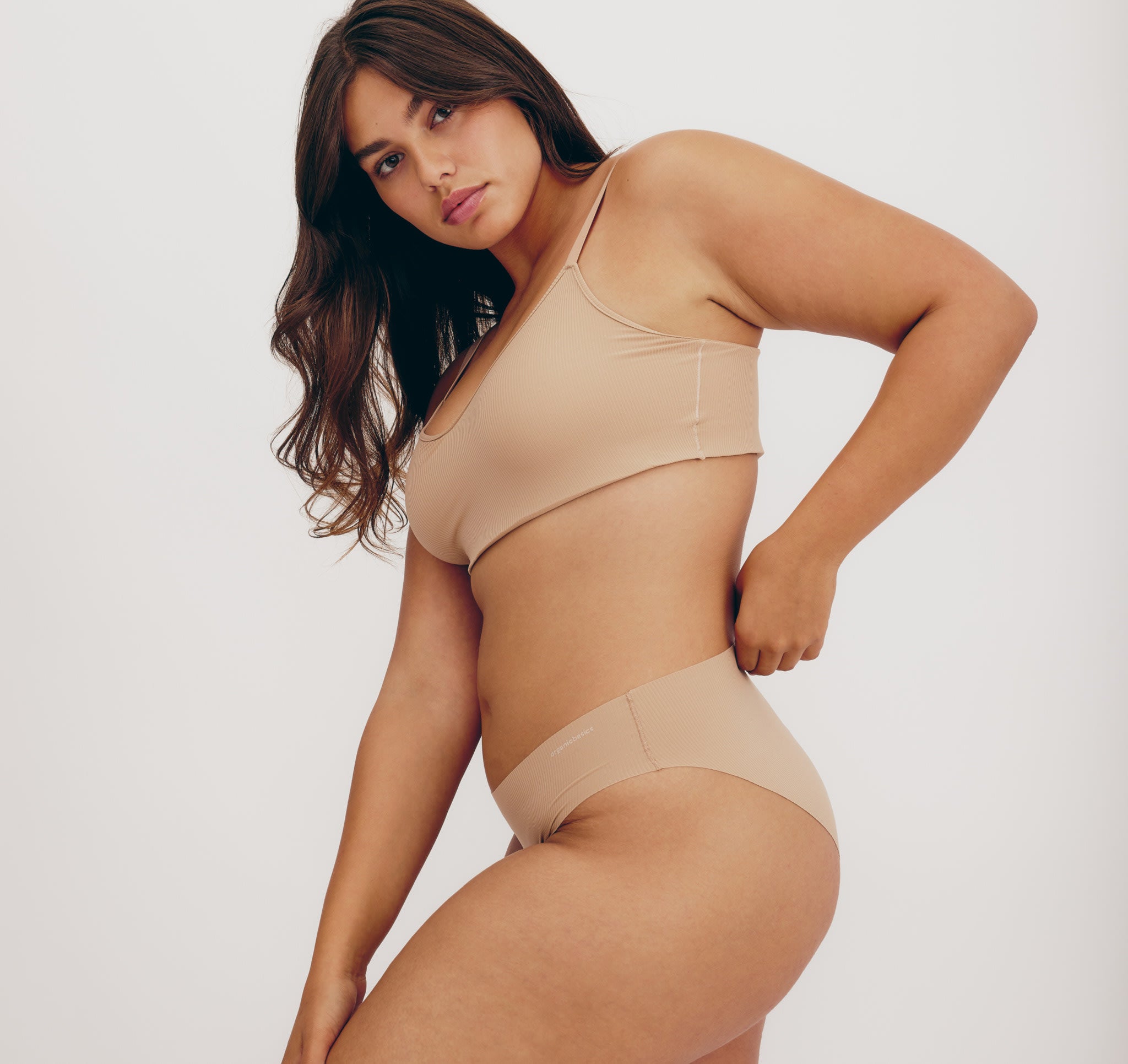 RECYCLED NYLON<br>Naked Rib Briefs