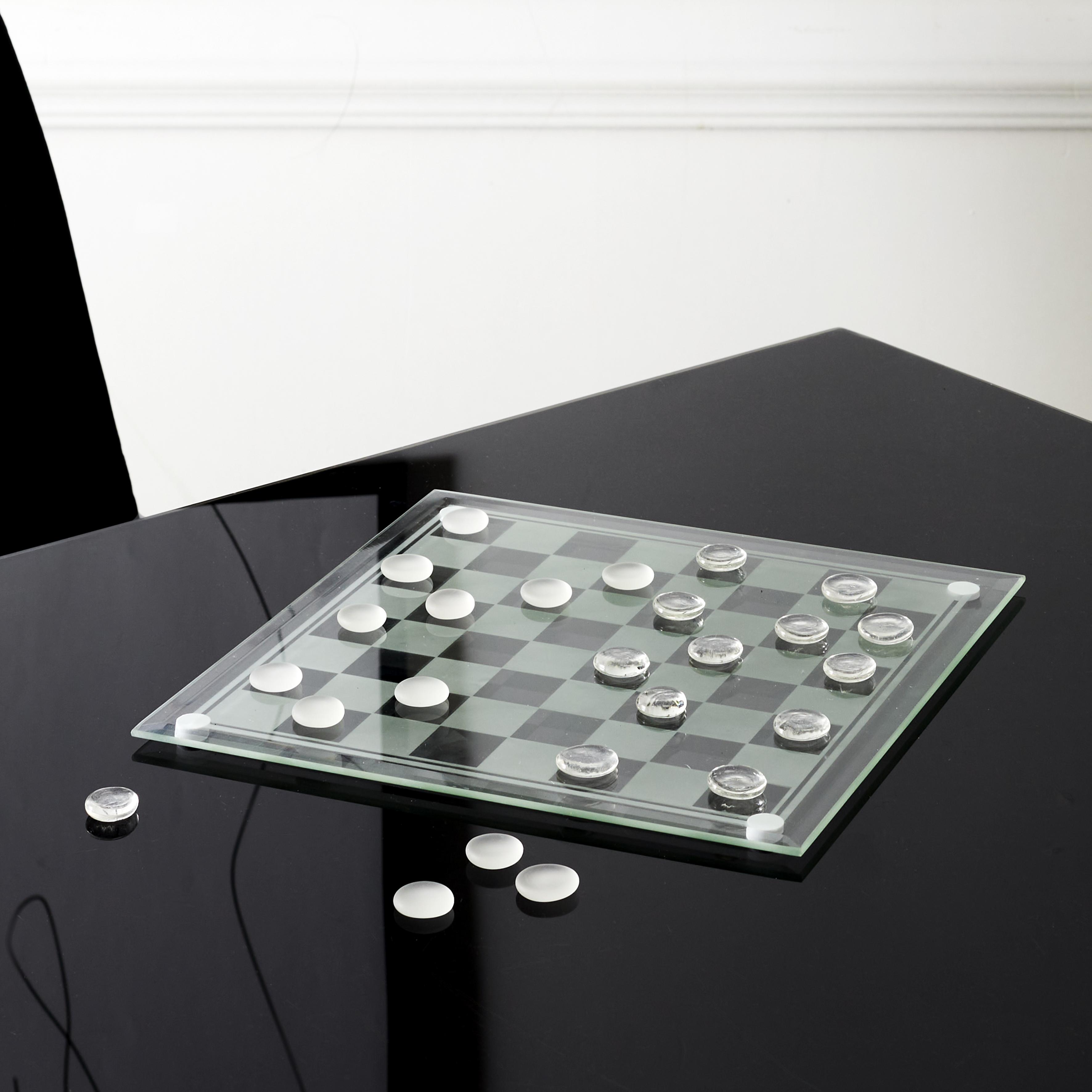 JEU DAMES VERRE