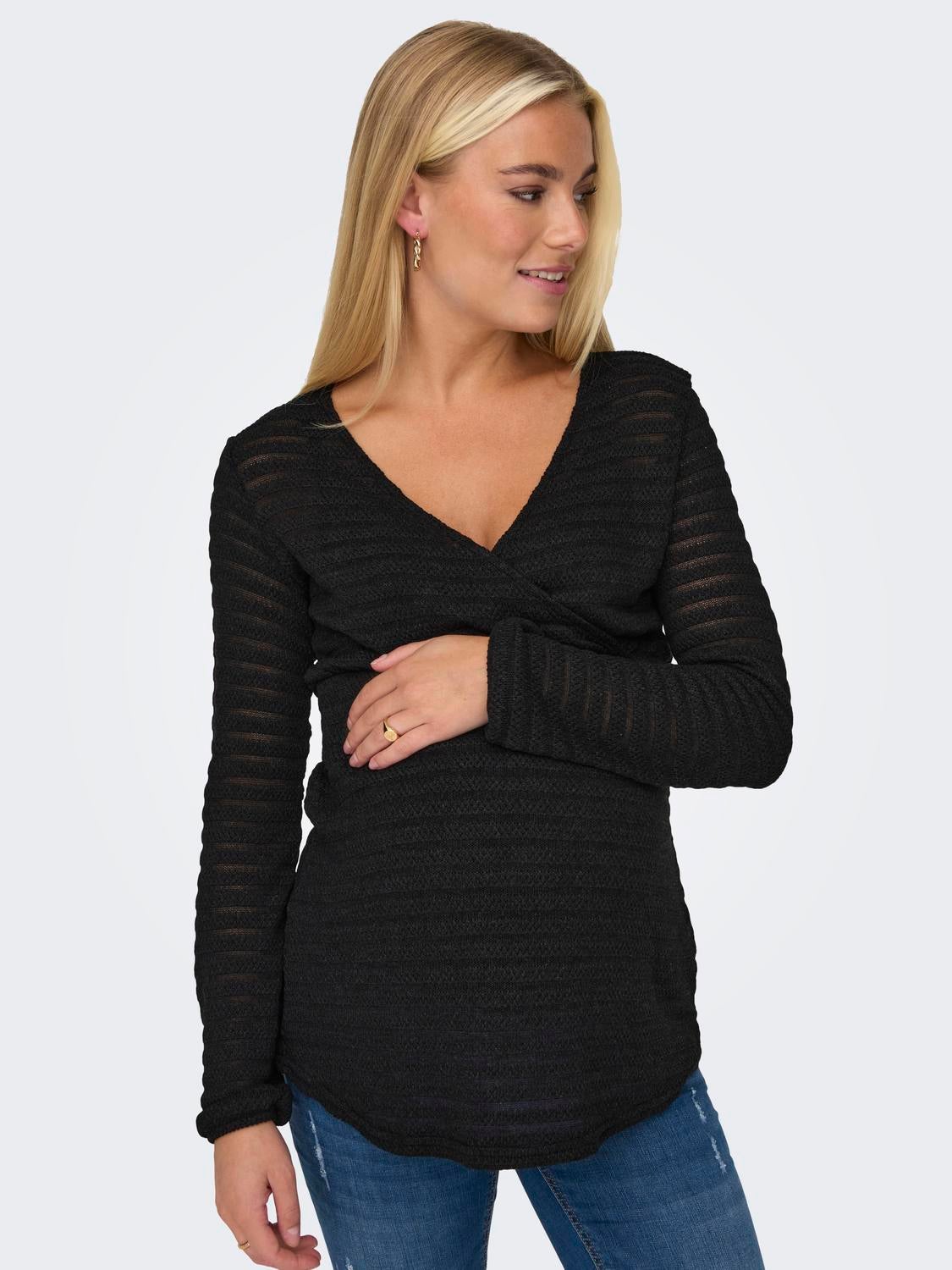 OLMELICIA Top Black