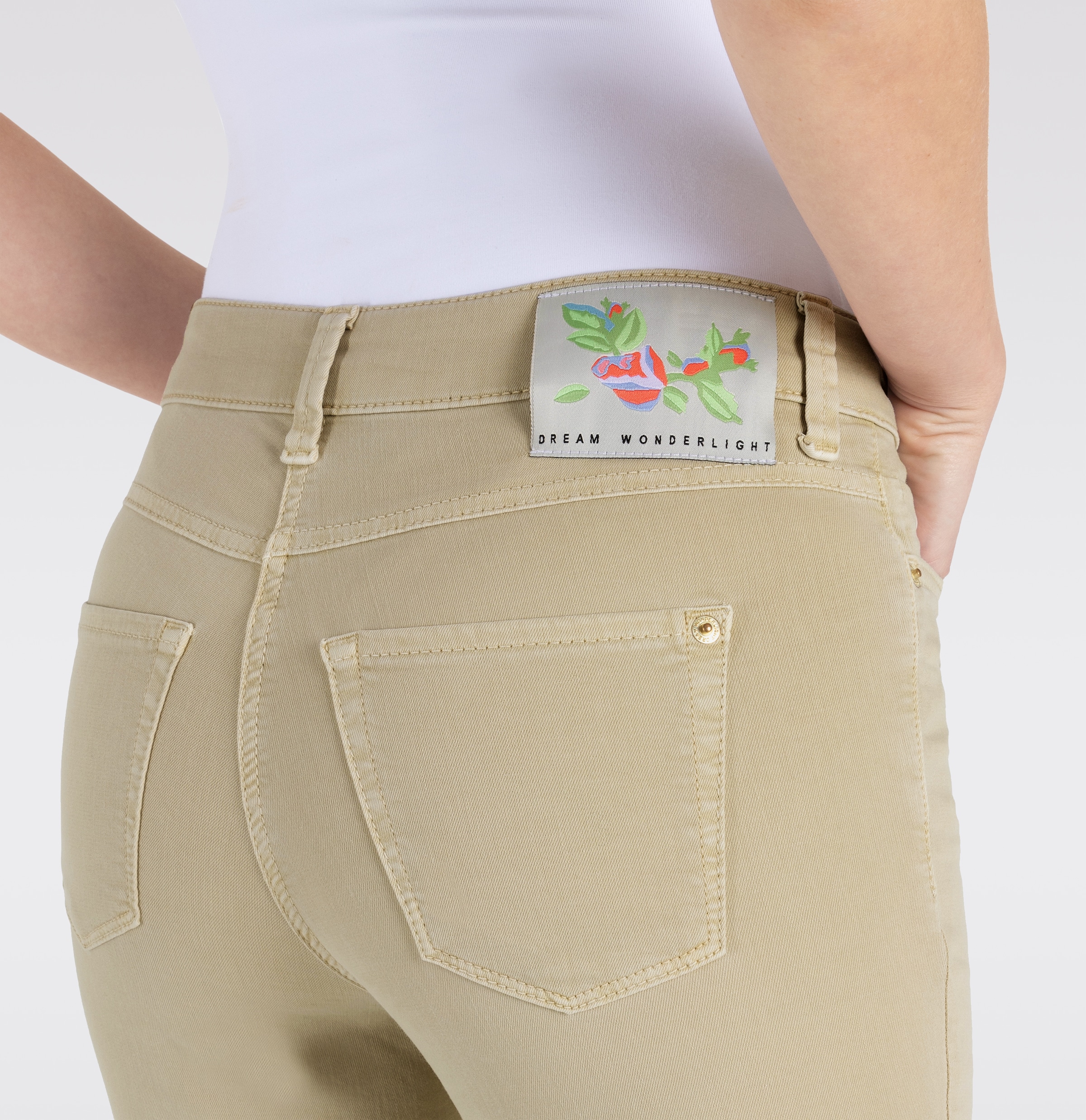 MAC 7/8-Jeans »Dream Summer«, verkürzt mit Schlitz am Saum