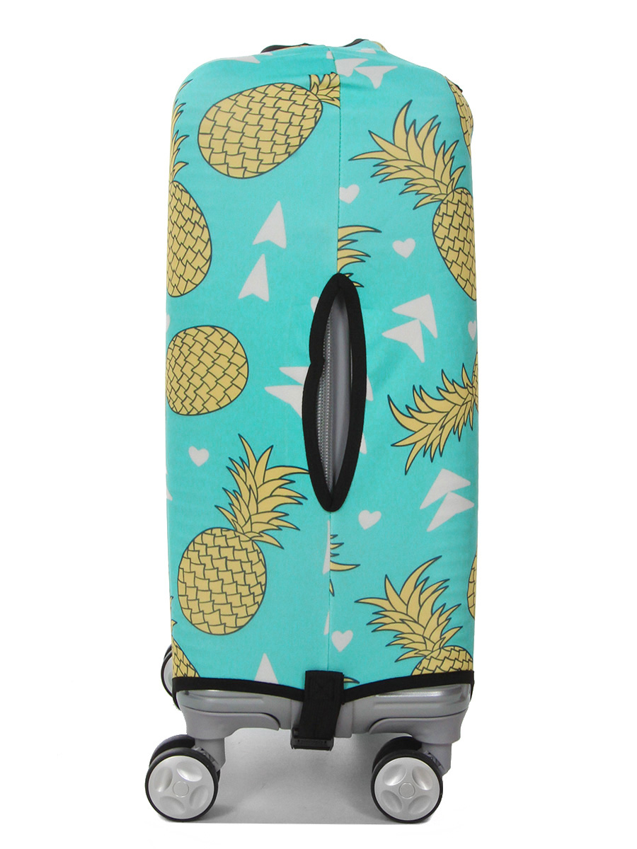 Housse de valise Periea Green with Yellow Pineapples S