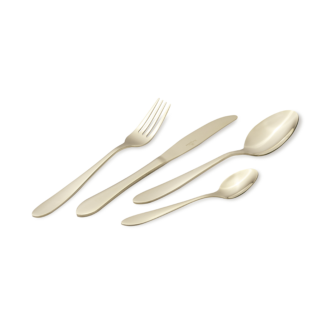 Berlinger Haus 24-teiliges Besteck-Set Matt Champagne
