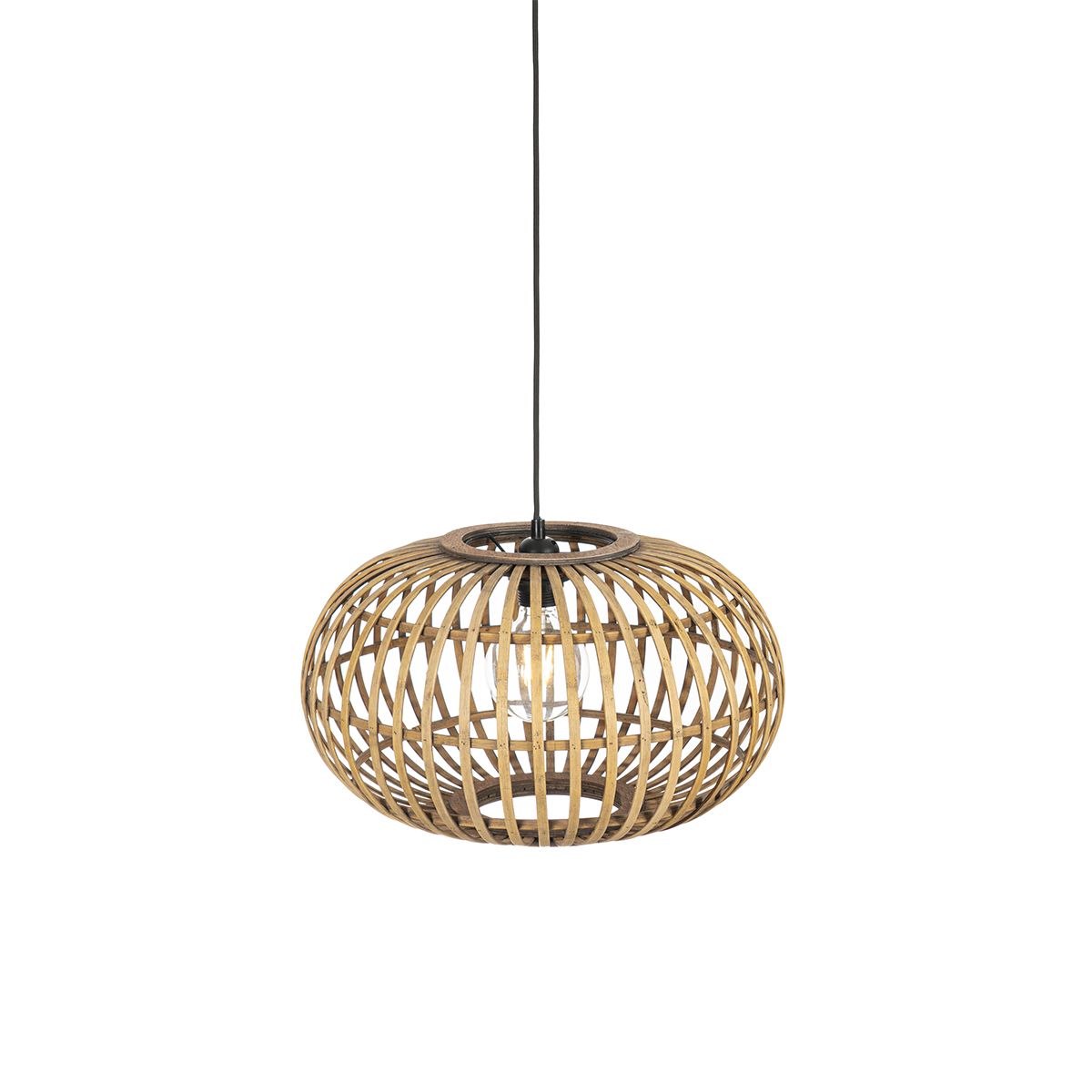 Oosterse hanglamp bamboe 44 cm - Amira