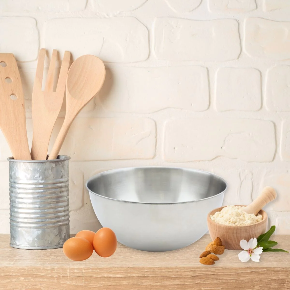 Bol à mixer en inox de 25 cm de diamètre Basic Fackelmann