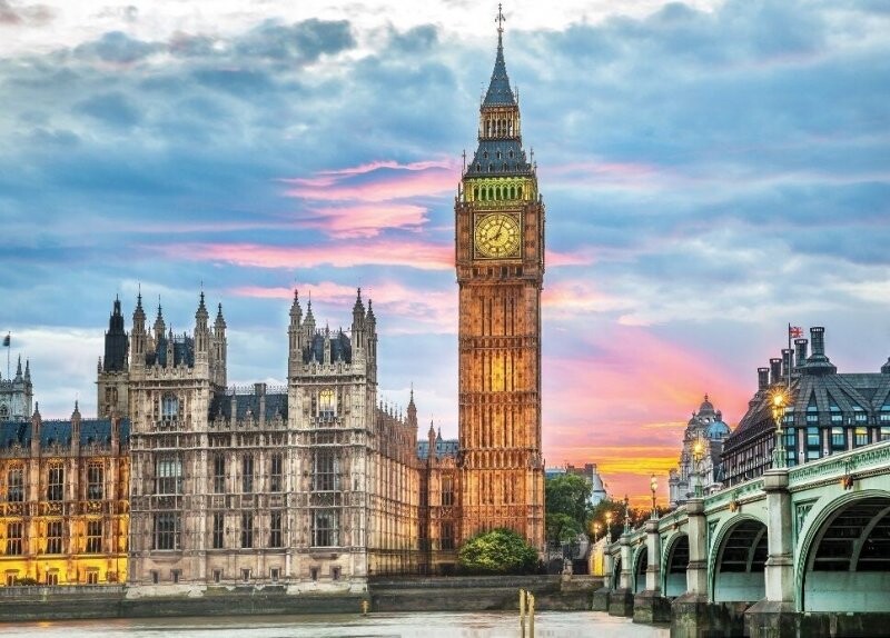 Puslespil Med 1000 Brikker - London Big Ben