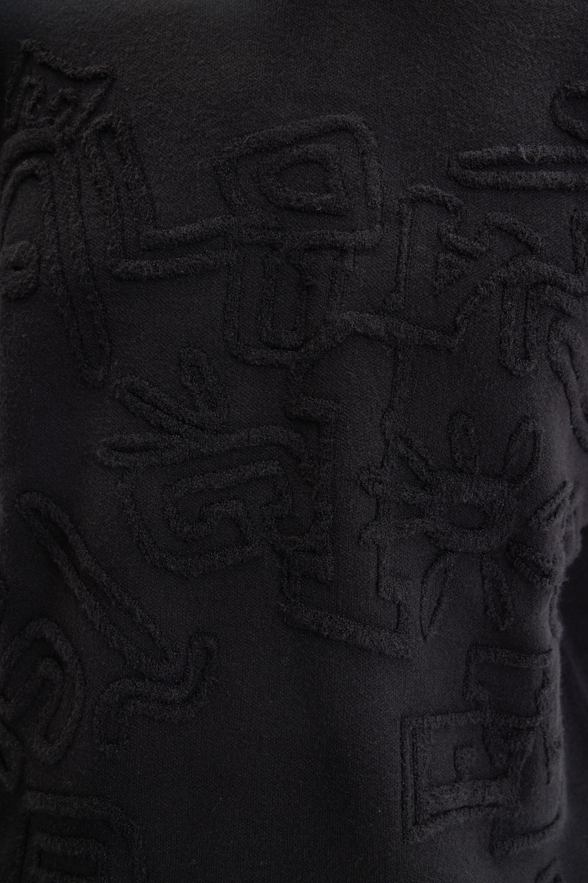 Pull loose effet tissu éponge