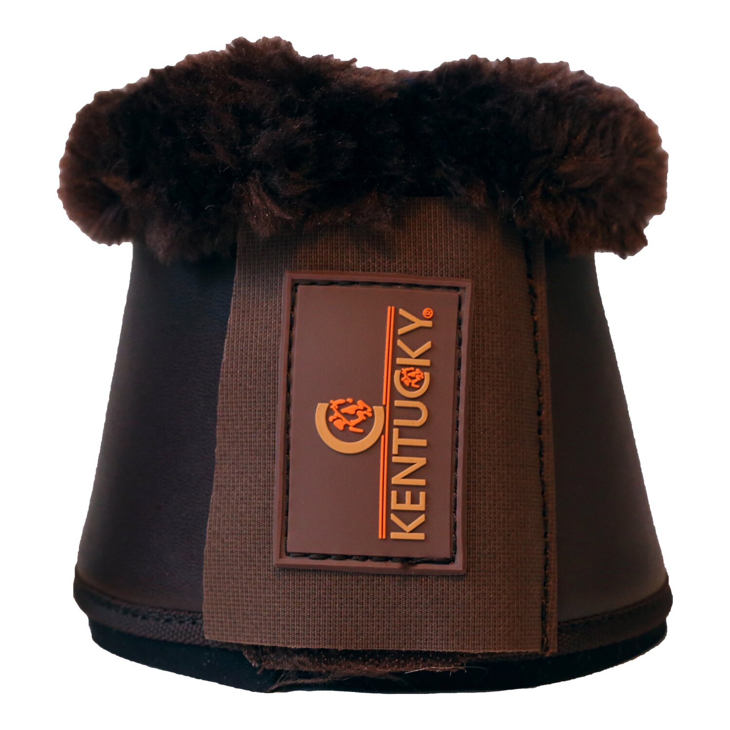 KENTUCKY Sprungglocken Leder/Lammfell - brown/brown