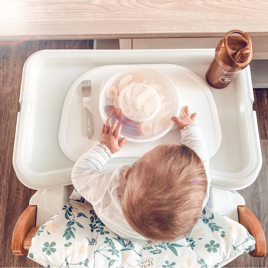 TWISTSHAKE Click Matte und Kinderteller Mini ab dem 6. Monat  weiß