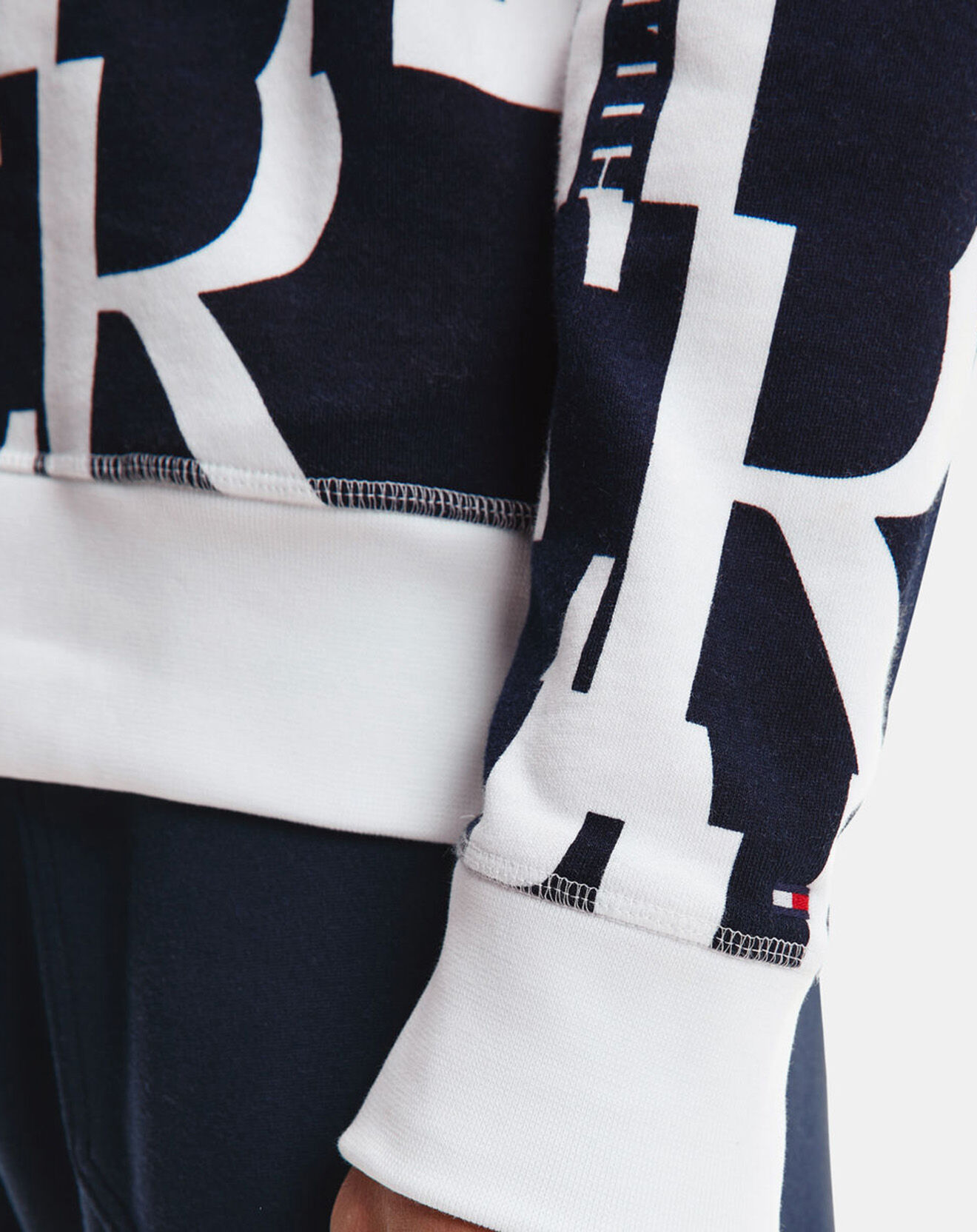 Tommy Hilfiger Sweat à capuche All Over imprimé bleu/blanc