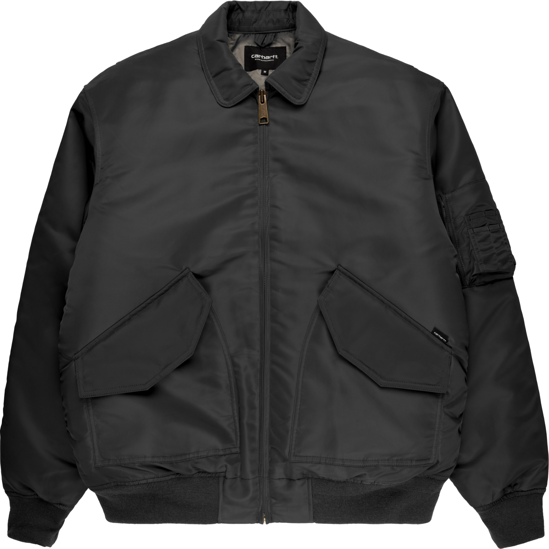 Carhartt WIP Olten Bomber Jacke Schwarz Grün