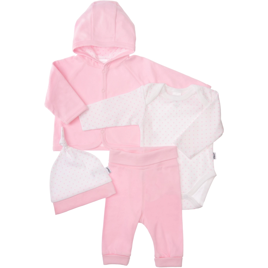 Liliput Baby-Ausstattung 8-teiliges Set 'Pünktchen' rosa