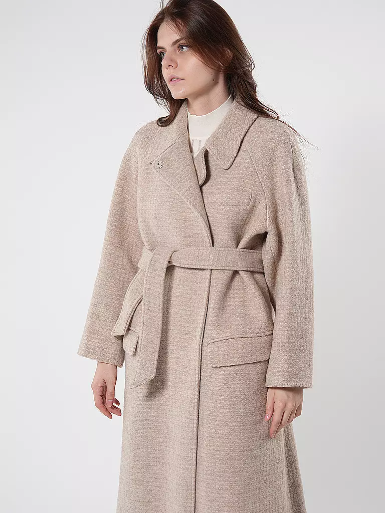 EMPORIO ARMANI Wollmantel  beige