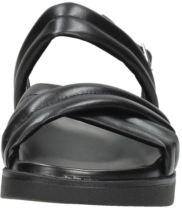 Red Rag Women Flat Sandal Padding zwart