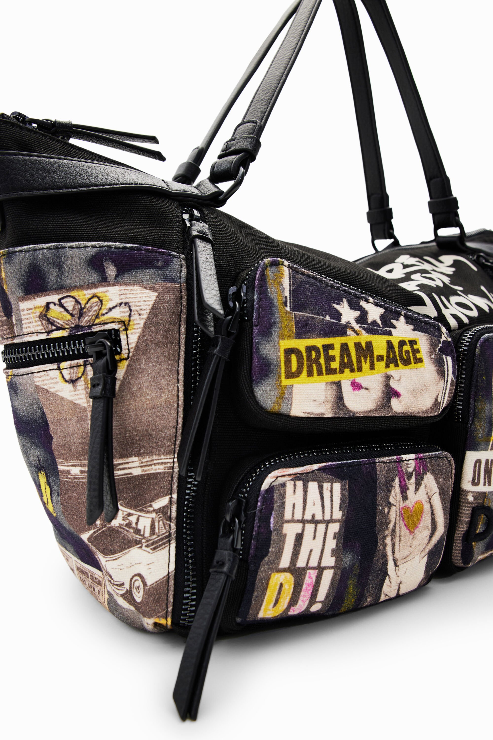 Grand sac toile journal