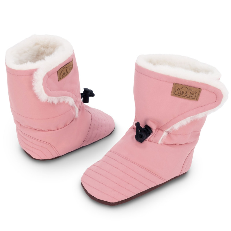 Jan and Jul Jan and Jul Stay-Put Winter Booties Dusty Pink