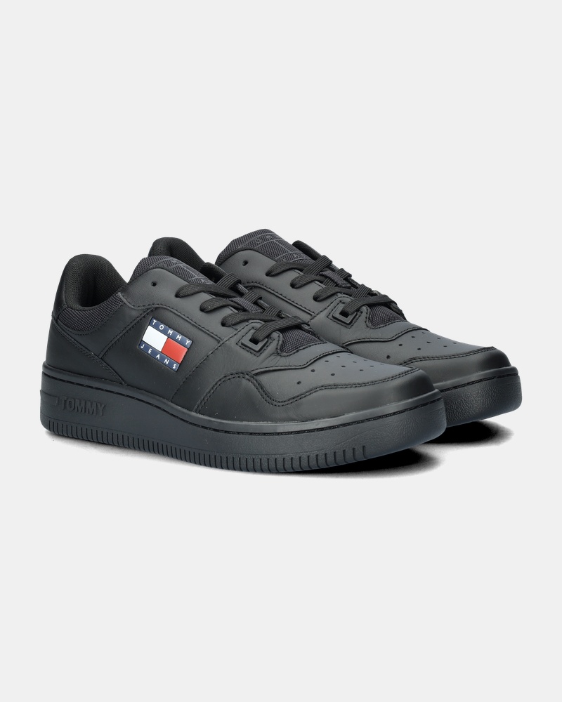 Tommy Jeans Retro Basket Lage sneakers  - zwart