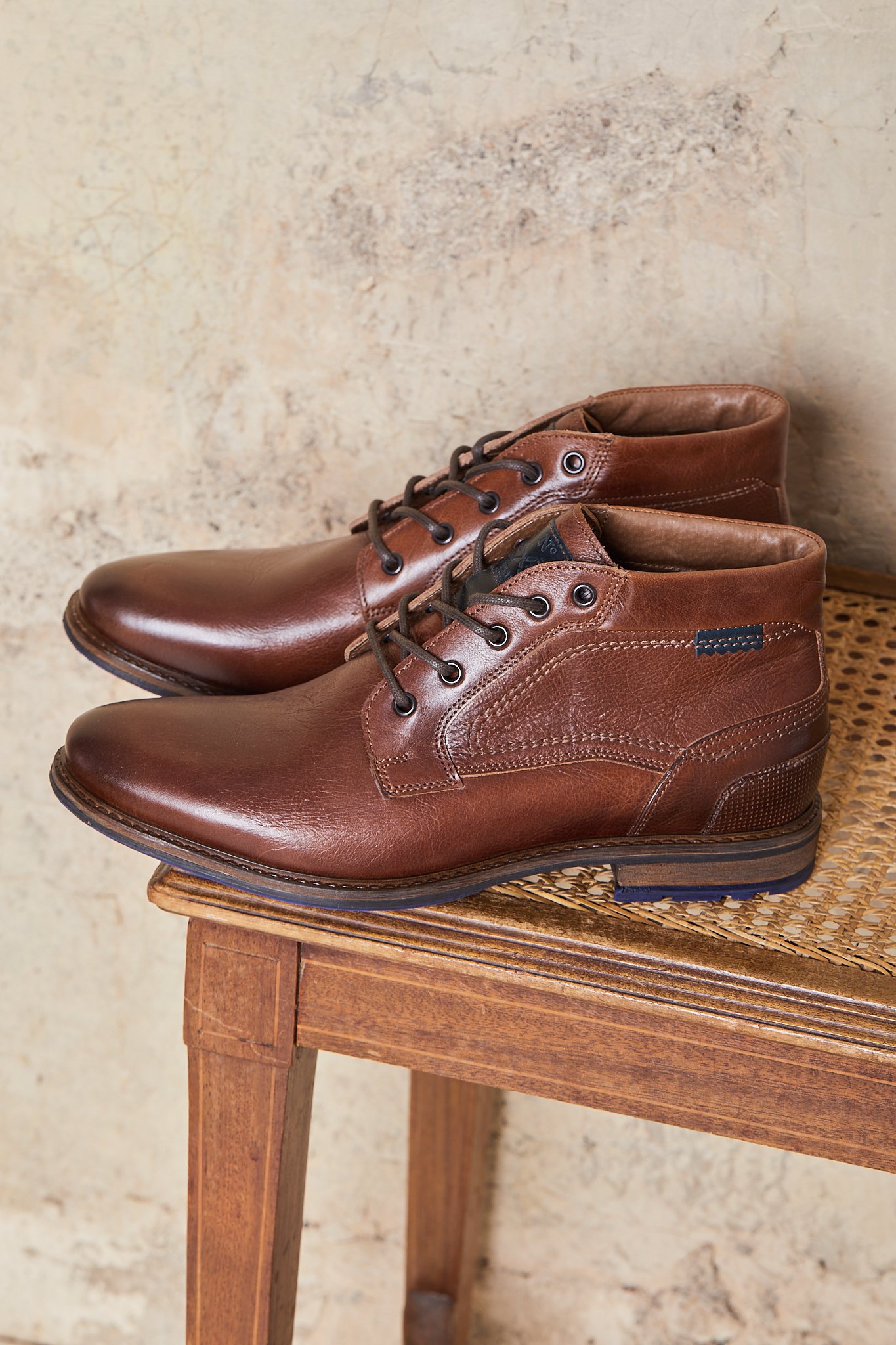 André - Bottines & Boots REDLAND Cognac