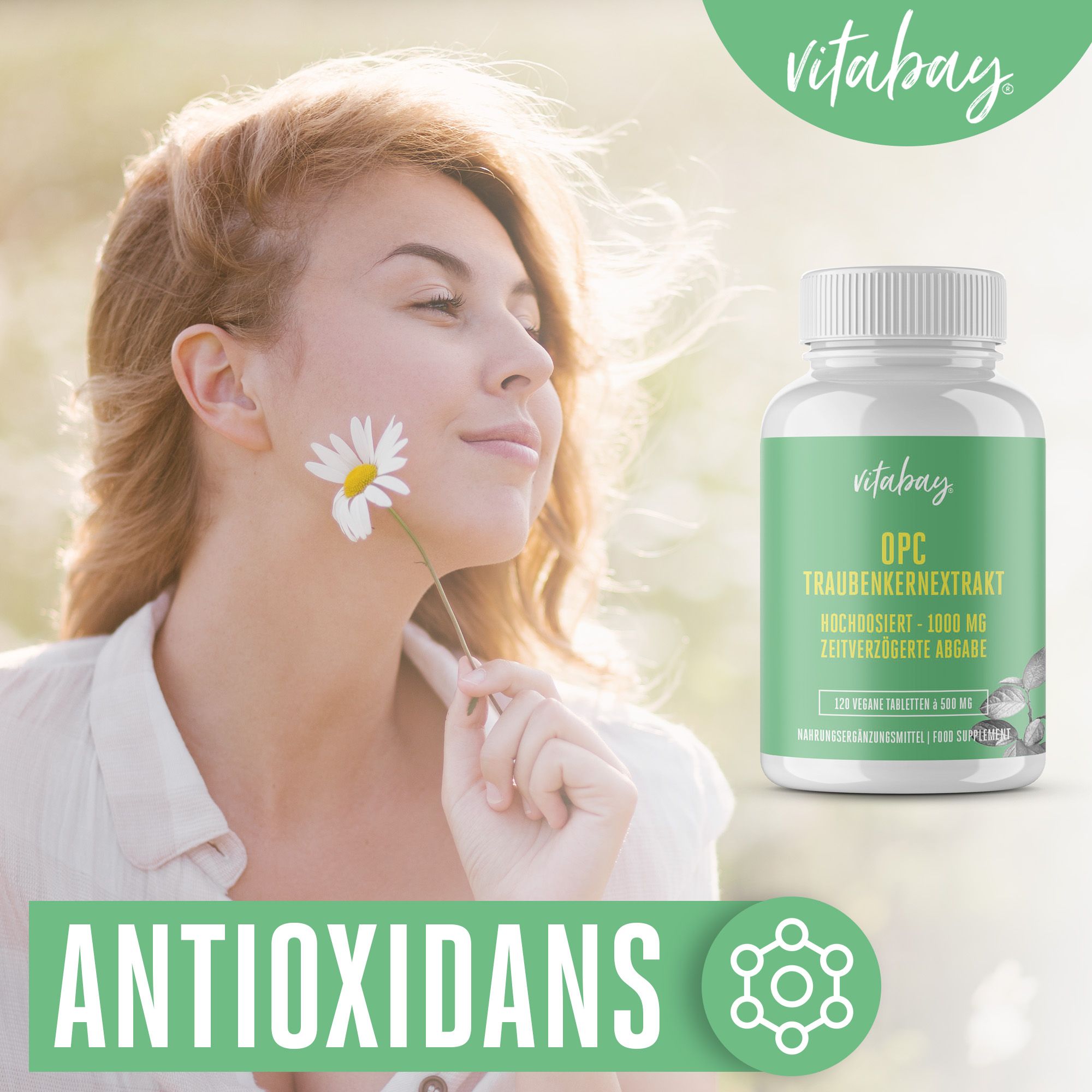 Vitabay OPC Traubenkernextrakt 1000 mg hochdosiert