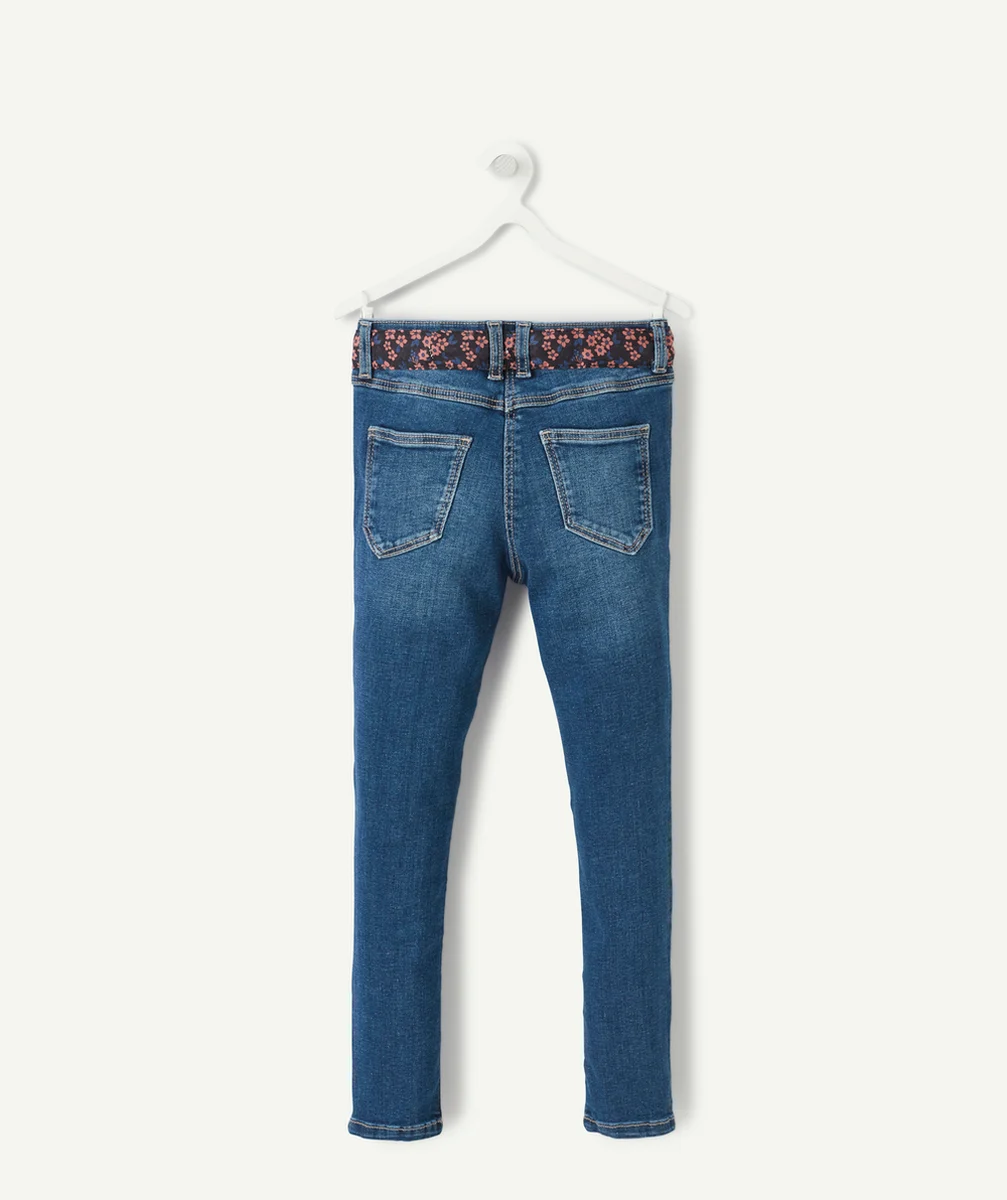 LOUISE LE JEAN SKINNY EN DENIM AVEC CEINTURE FILLE ET TAILLE +