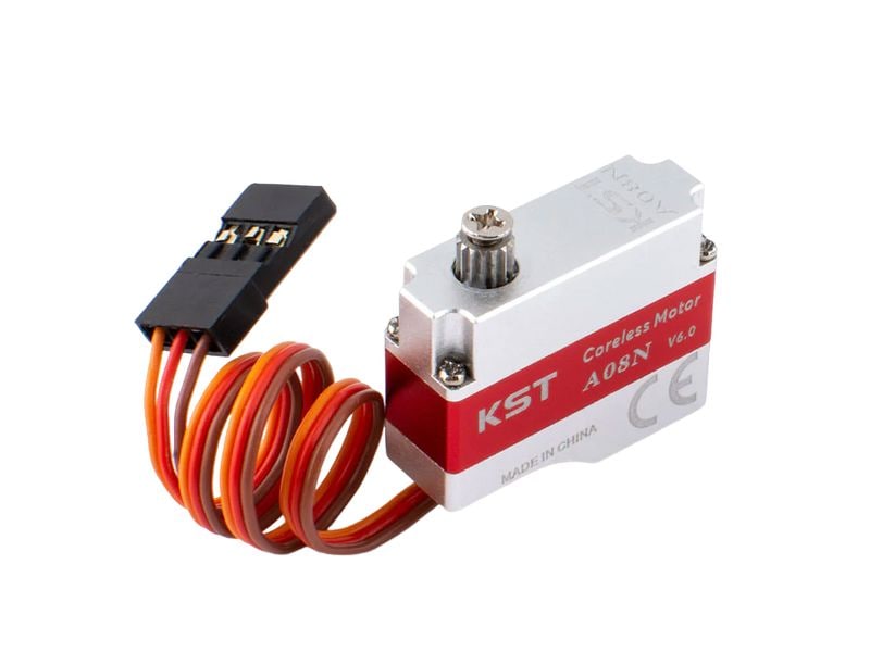 KST Micro Servo A08N V6.0 3.2 kg, 0.09 s, Digital HV Ideales 8 mm Servo für alle F3K, F5K, F5J und Indoor Flugmodelle