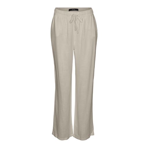 Vero Moda Line Linen Mix Bukser, Silver Lining, S/L32