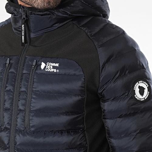 Doudoune Capuche Colorado Bleu Marine