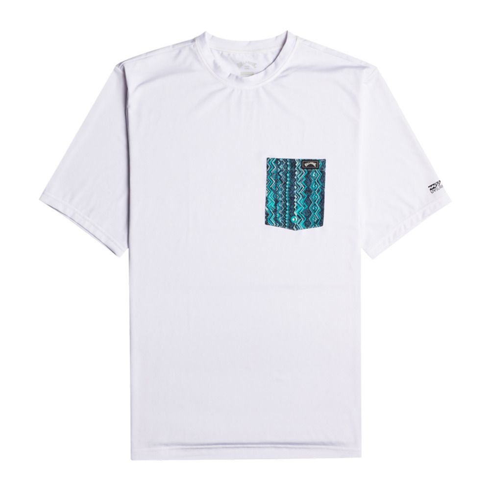 Billabong TEAM POCKET - Tee-shirt Homme white