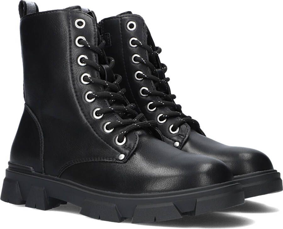 Bullboxer Aaf504 Veterboots Laarzen Met Veters Zwart