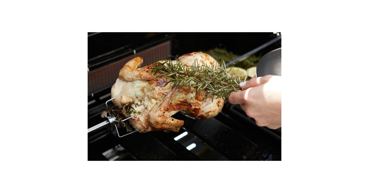 BarbecookUniverseel draaispit met motor voor Magnus en Siesta rotisserie