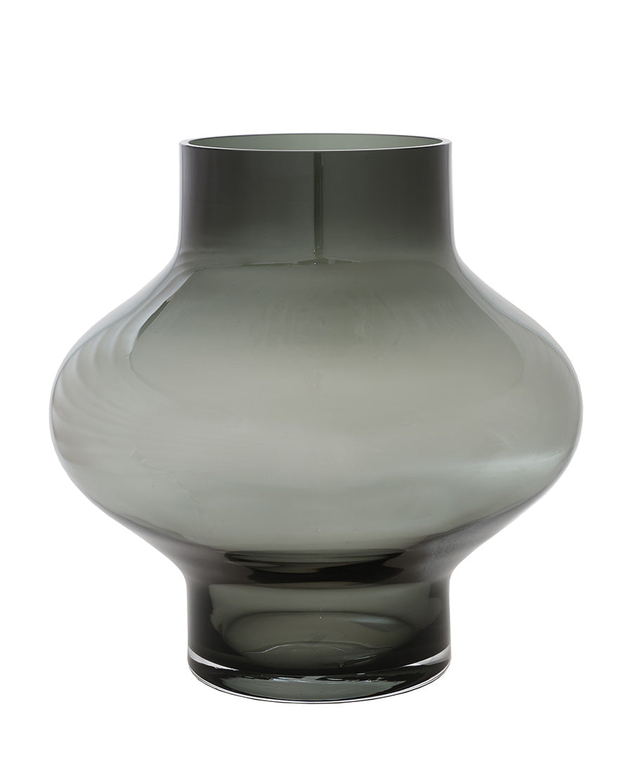 Vase The World Ruvuma M grey Ã28 x H28 cm