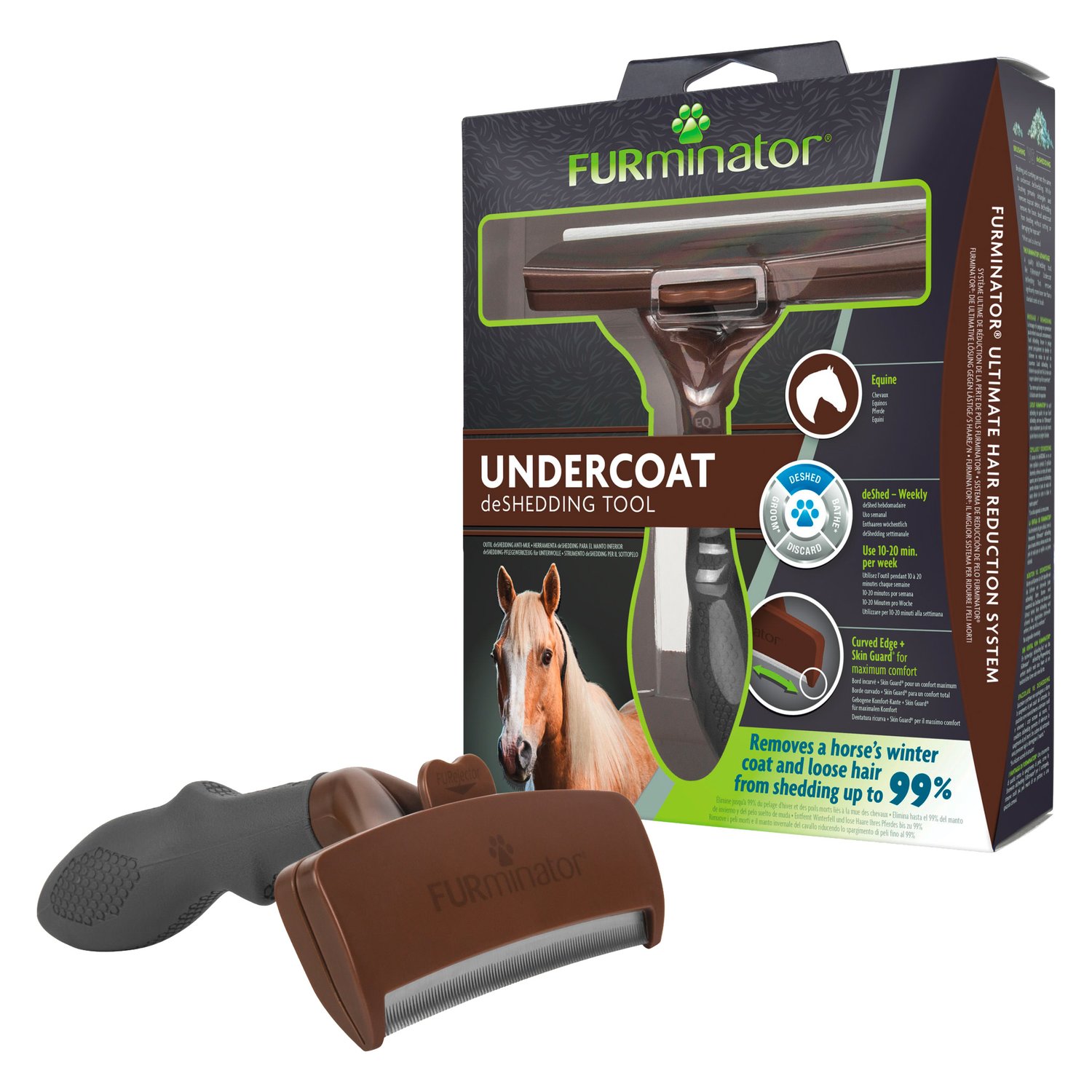 FURminator für Pferde  - braun