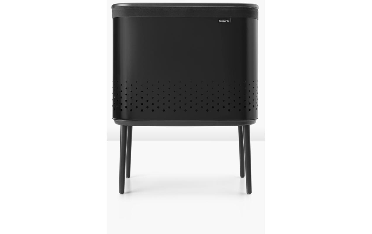 Wäschesammler BO Schwarz, 60 l<br>Schwarzer Wäschekorb