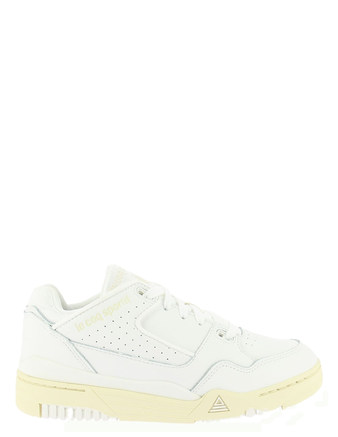 le coq sportif sneakers mixte t1000 cuir blanc