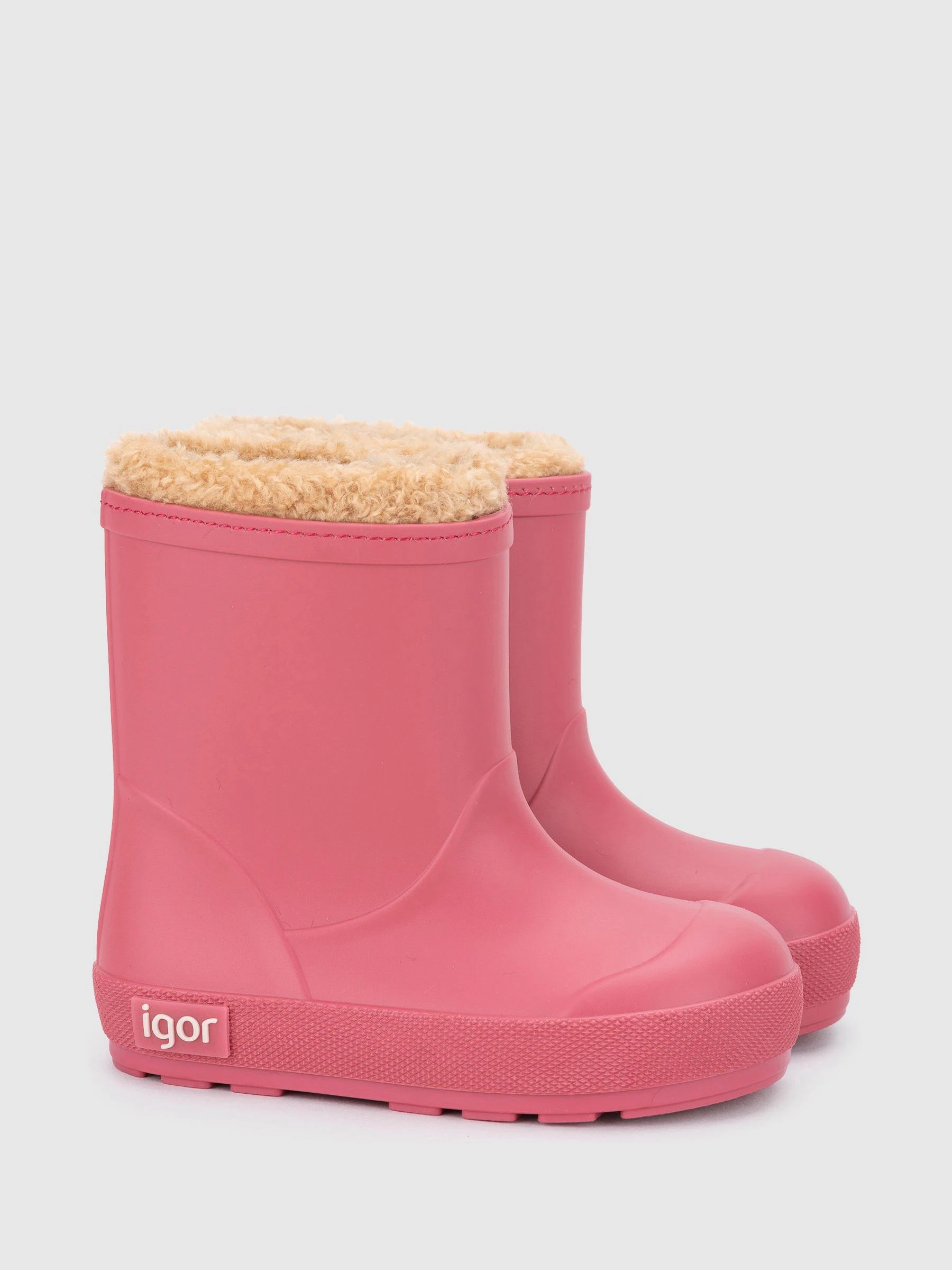 Roze - Igor Yogi nep bont gevoerde warme Laarzen