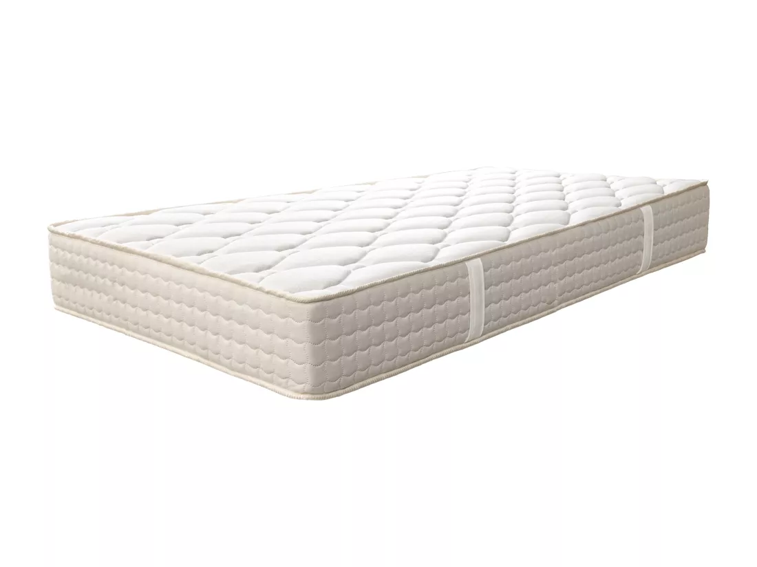 Matelas réversible DENIA 140x190 cm, en mousse haute densité, indépendance du couchage, ferme, face été/hiver, épaisseur 20 cm