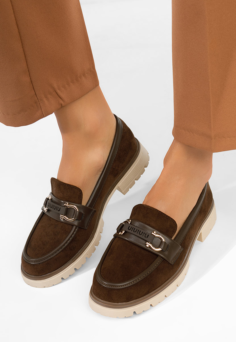 Mocassins femme bruns Althea