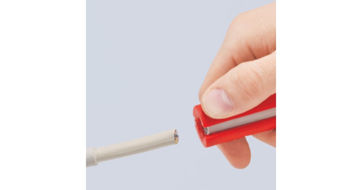 KNIPEXUniversele kabelstripper 1680125SB kabelstrip-/ontmantelingsgereedschap  (Rood)