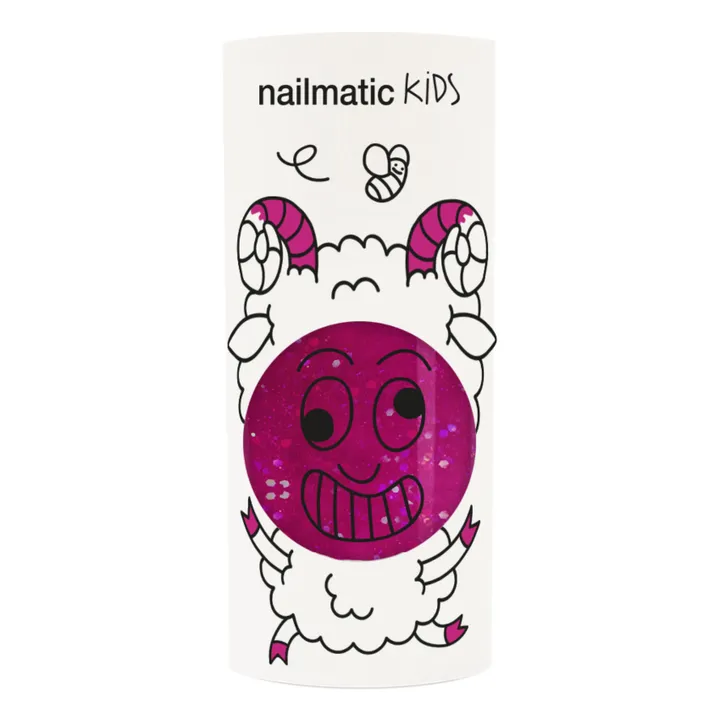 Nailmatic Kids Vernis Sheepy pailleté - 8 ml | Rose