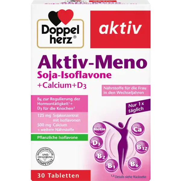 Aktiv-Meno Soja-Isoflavone + Calcium + D3