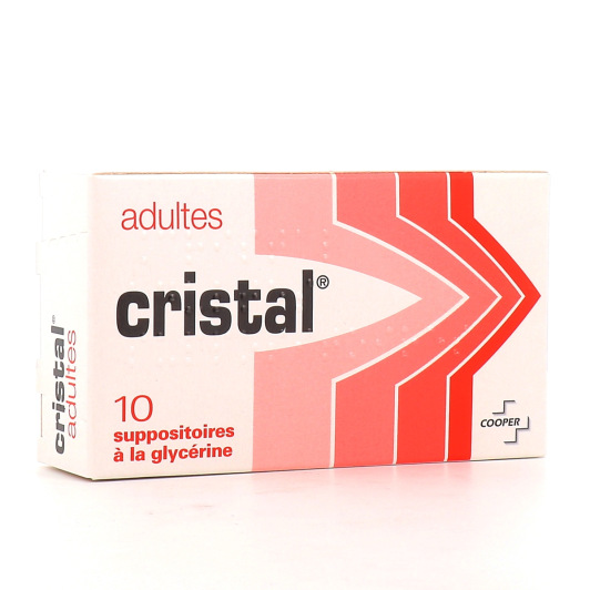 Suppositoires à la Glycérine Adultes Cristal x 10